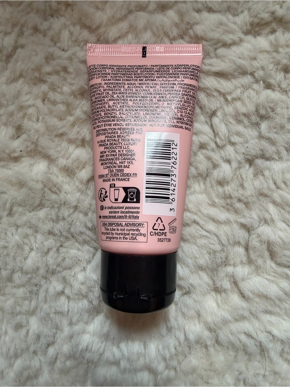 Prada Paradoxe Perfumed Body Lotion in Light Pink - Picture 2 of 2